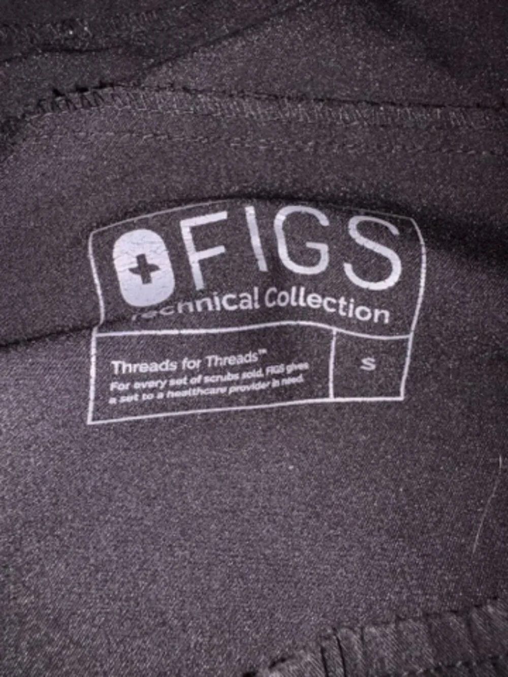 FIGS Men's Tansen Black Jogger Scrub Pants Small
